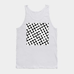 Abstract Art Black and white Tank Top